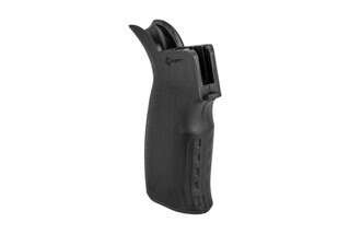Mission First Tactical Engange AR15 pistol grip features enhanced ergonomics with a black finish